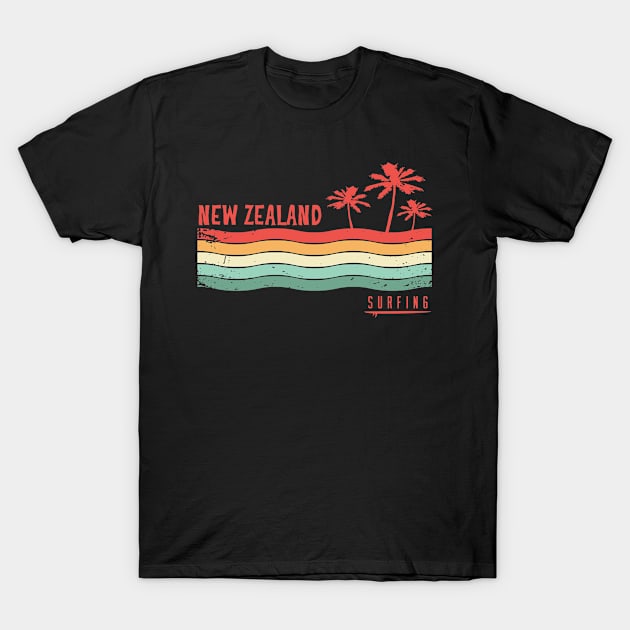 New Zealand surfing T-Shirt by SerenityByAlex